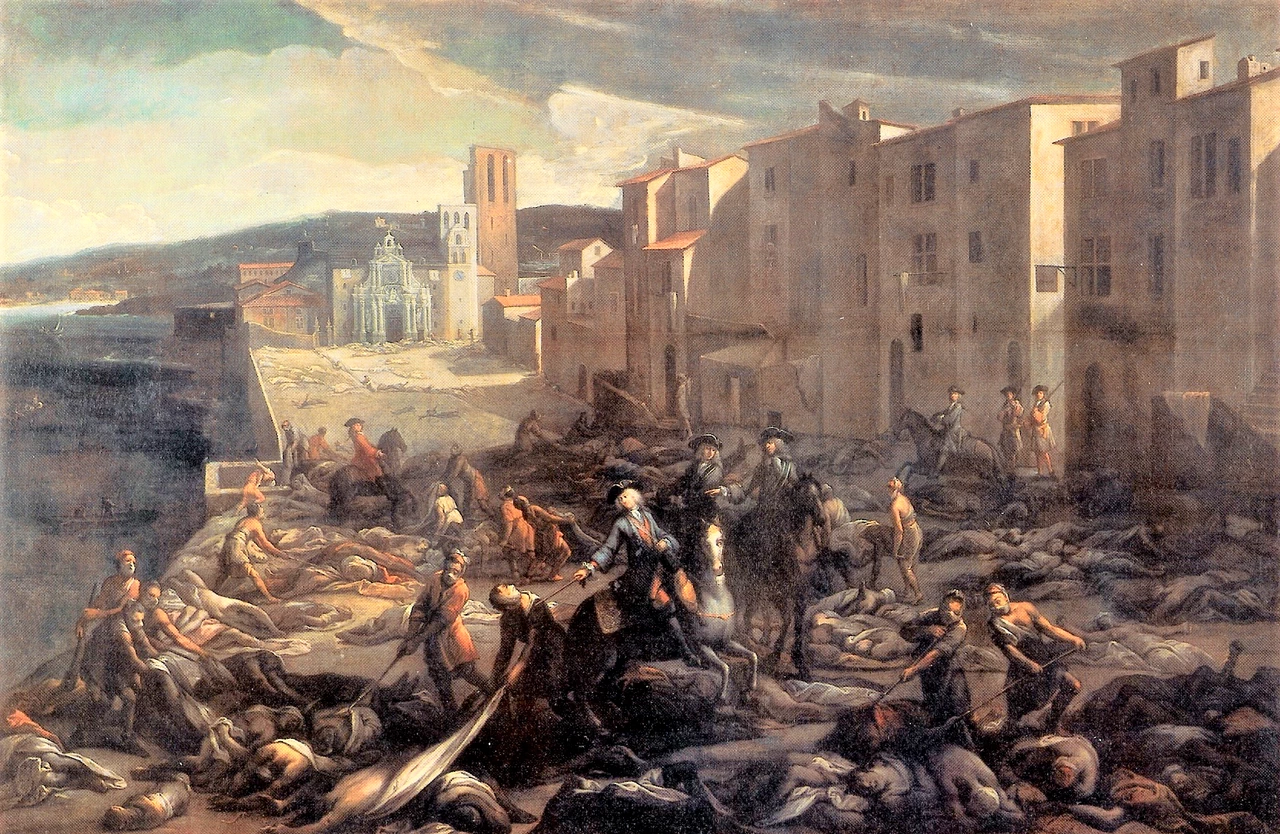 Scena della peste del 1720 a La Tourette (Marsiglia)